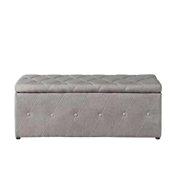 1 Rectangular Storage Ottoman And 2 Sets Of Ottoman