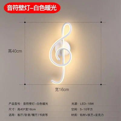 Nordic Modern Minimalist LED Wall Light for Bedroom