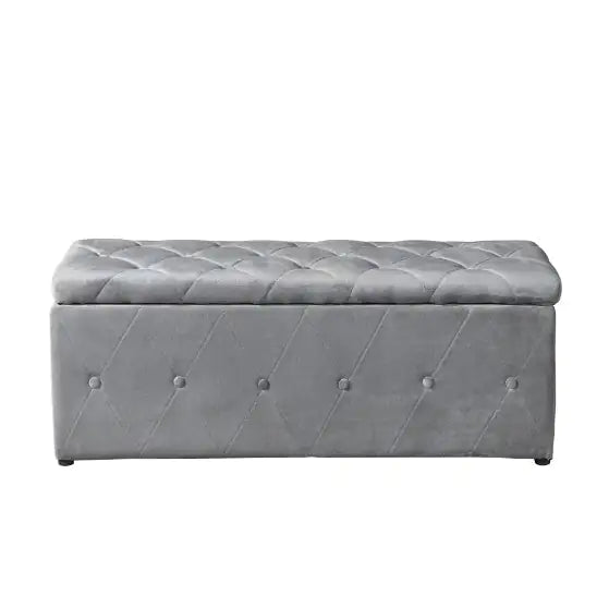 1 Rectangular Storage Ottoman And 2 Sets Of Ottoman
