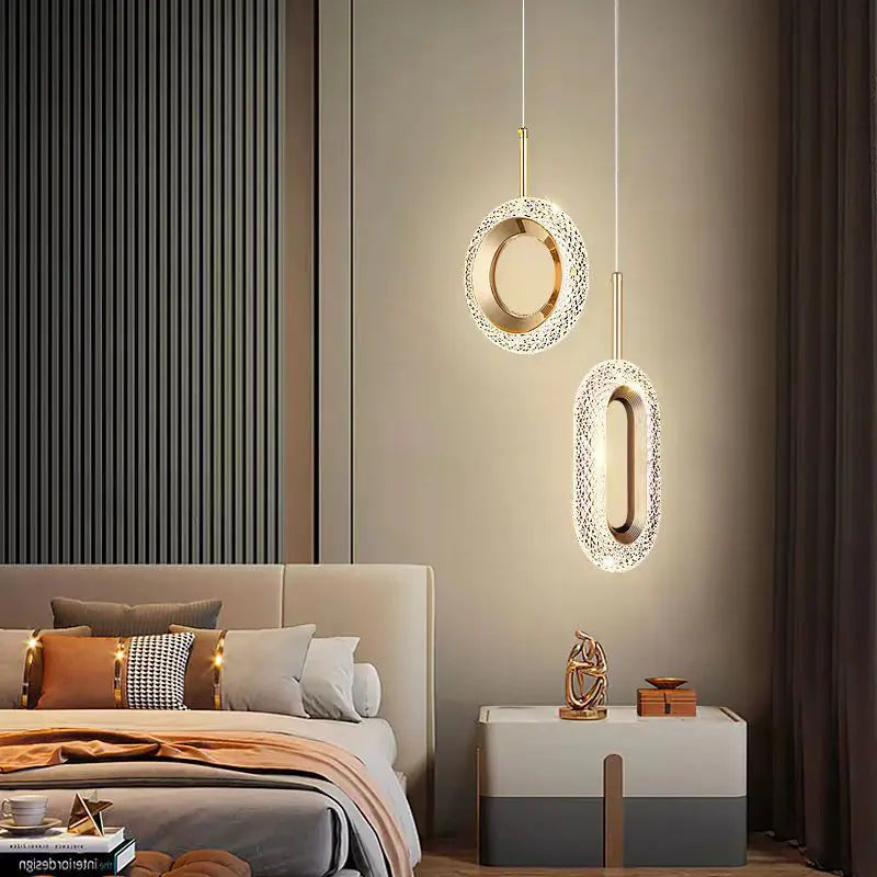 Modern Minimalist Pendant Light for Bedroom and Bar