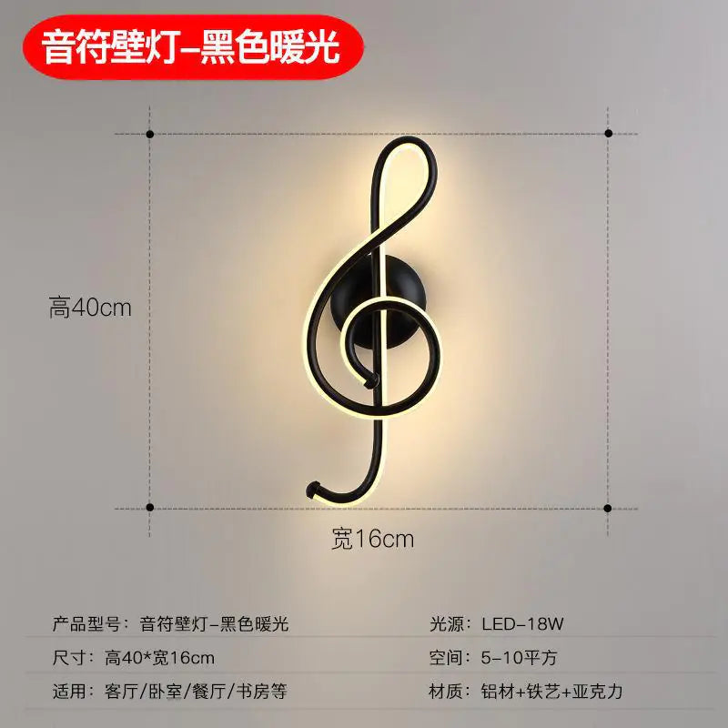 Nordic Modern Minimalist LED Wall Light for Bedroom