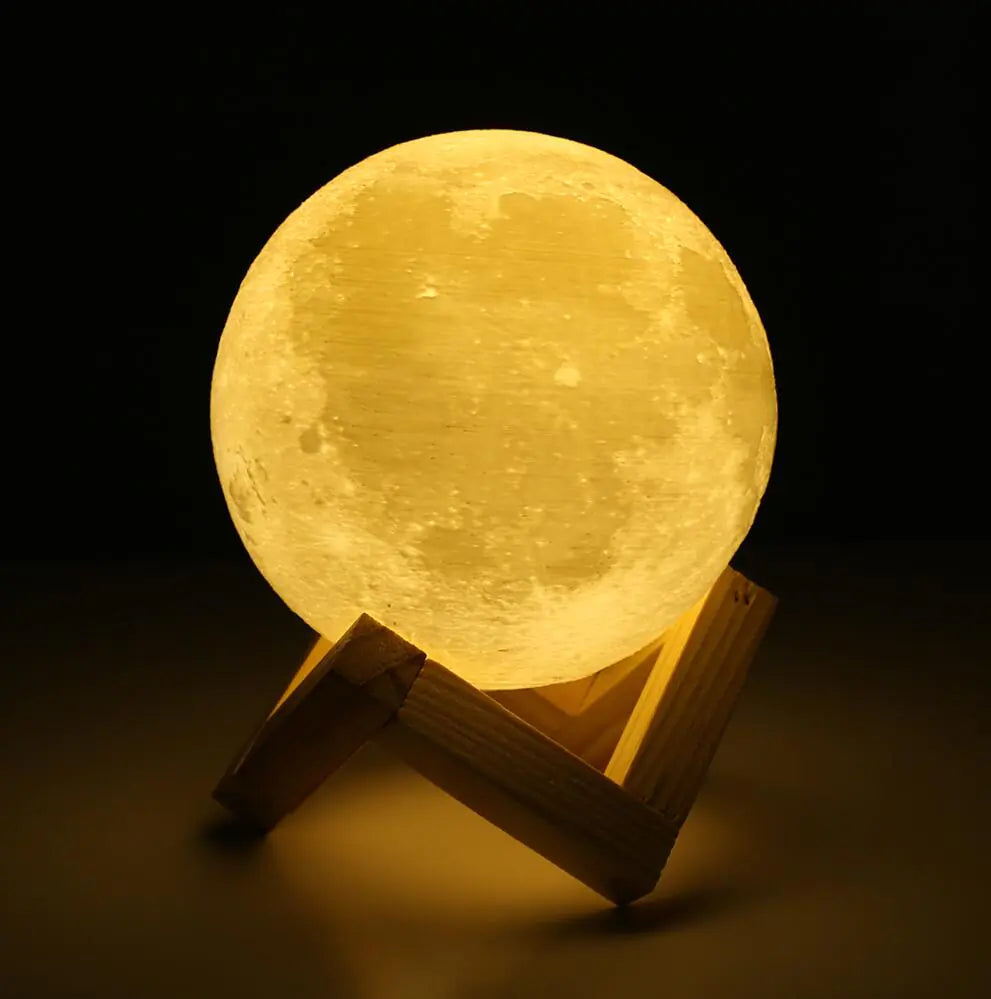3D Touch Control Moon Lamp Night Light
