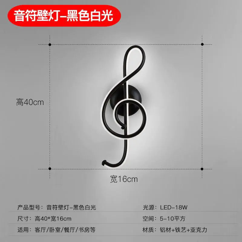 Nordic Modern Minimalist LED Wall Light for Bedroom