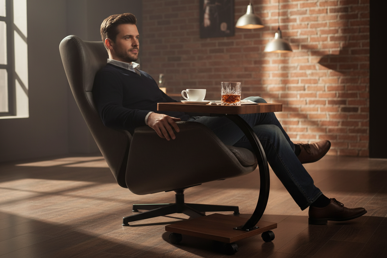 TV tray table lifestyle shot